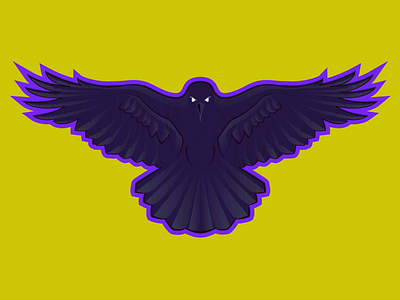 Crow crow design illustration vector