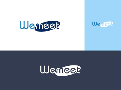 WeMeet a logo alpha branding design logo logo design logodesign logotype text text logo typography vector