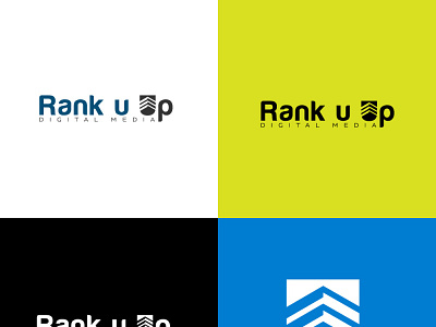 Rank U Up business logo digital media logo logo design logodesign professional logo unique