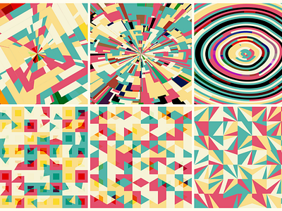 Conic-gradient patterns css generative