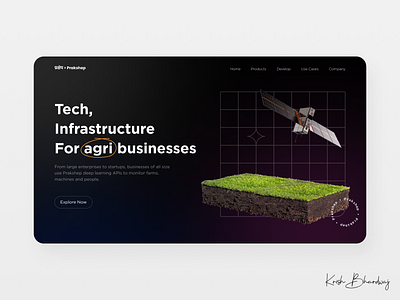 Prakshep Vol. 2 agriculture agriculture website app design black branding dark mode dark website design graphic design home page hotel website illustration interface design landing page logo modern app ui