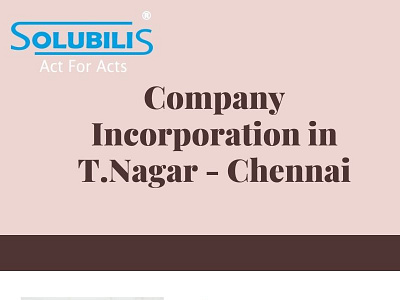 Company Incorporation in Chennai | Registration in 12 days company incorporation in chennai company logo