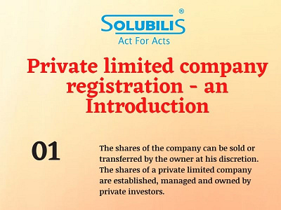 Private limited company registration an Introduction company incorporation in chennai