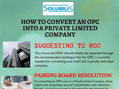 How to convert an OPC into a Private Limited Company