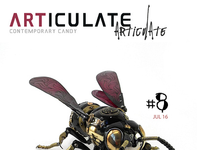 ARTICULATE #8 art magazine contemporary art design publication typography