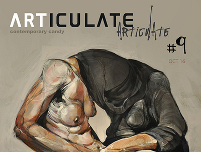 ARTICULATE #9 art magazine contemporary art design publication typography