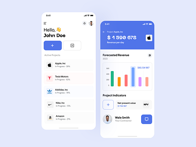 Finance Consulting App Concept