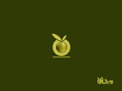 Typography I Olive design elegant food green health green logo illustration leaf logo leaf pattern logo logo folio logo for print logo icon olive organic typeface typography typography logo vector