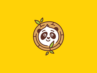 Baby Panda ancitis animal australia baby baby panda bamboo bamboo tree bear brand branding graphic design identity illustrator janis ancitis logo logo design mascot panda photoshop vector