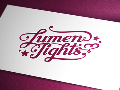 Lumen Tights ancitis custom design flow glamour graphic heart leggings light logo love lumen romance star tights type typography