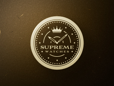 Supreme Watches ancitis clock design end high logo royal supreme time watches