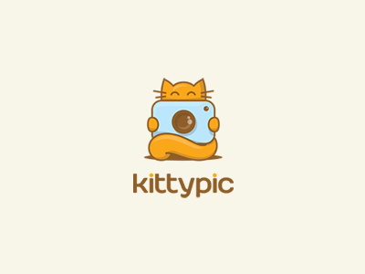 KittyPic camera cat design kitten kitty logo pet photo photography picture
