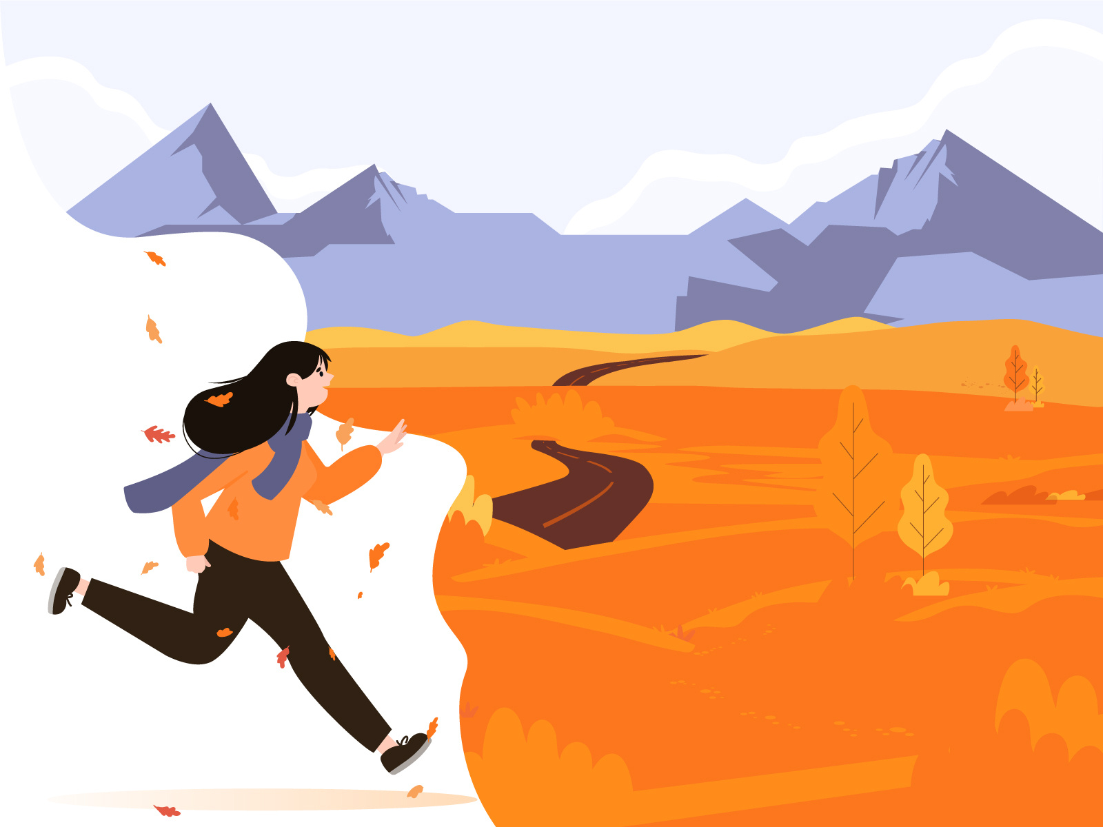 running-into-the-atumn-by-mahsa-javanmard-on-dribbble