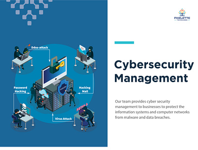 Cyber Security Management | Pixelette Technologies branding business cybersecurity cyberspace design digital technology