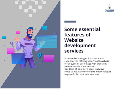 Some essential features of Website development services