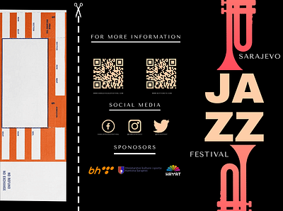 Jazz Festival Brochure brochure brochure design brochure layout design illustration typography