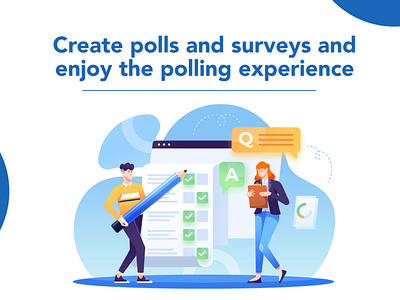 create polls and surveys ask people connect people online surveys polling and voting social media social networking