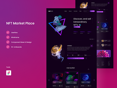 NFT Market Place UI/UX design