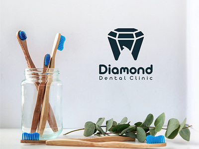 Diamond dental clinic Logo design