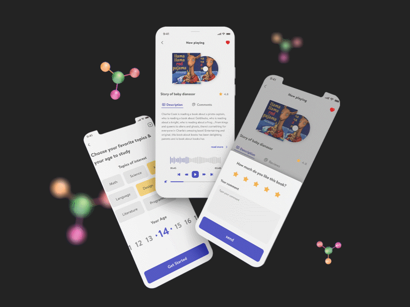 Educational application ＵＩ／ＵＸ Ｄｅｓｉｇｎ