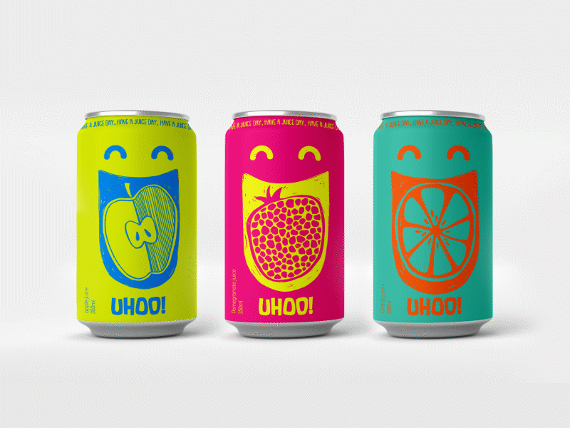 UHOO juice packaging design! creative studio design graphic design motion graphics packaging packaging design