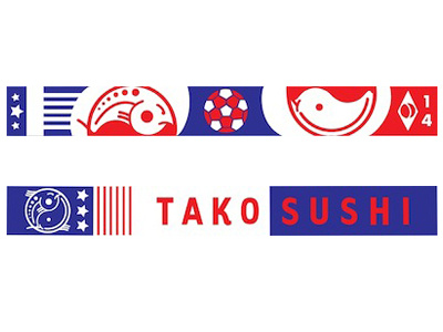 Takosushi World Cup Soccer Scarves