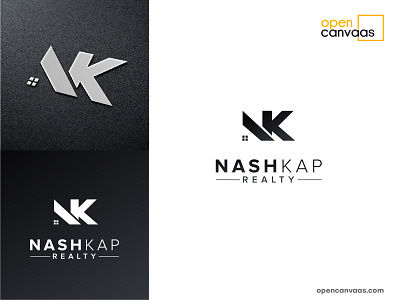 Nashkap Realty abstractlogo bradning corporatelogo logo logodesign logotype realestatelogo typologo