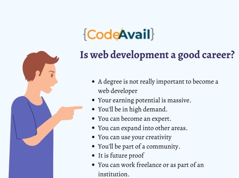 Is Web Development A Good Career? By Codeavail On Dribbble