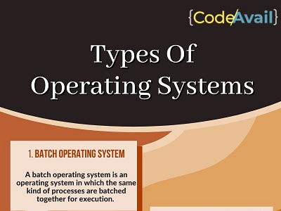 Types Of Operating Systems operating system assignment help types of operating systems