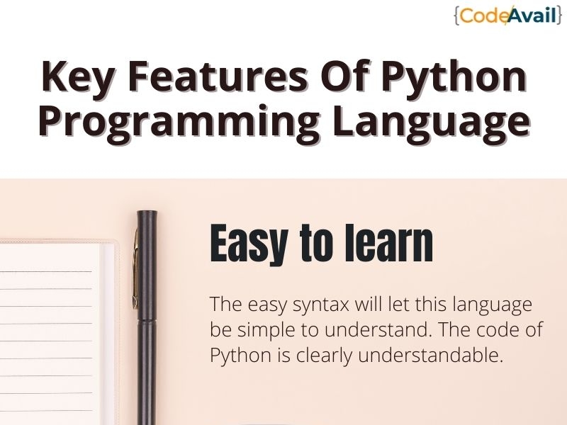 Key Features Offered By Python Language by codeavail on Dribbble