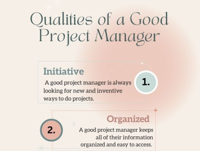 Qualities of a Good Project Manager