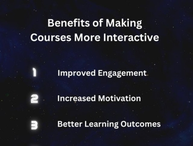 Benefits of Making Courses More Interactive