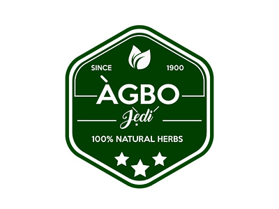 Agbo Jedi (Pile Herb) branding design product design