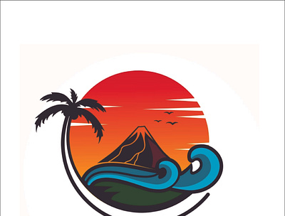 the sunset. logo