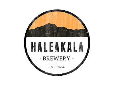 Haleakala Brewery Logo beer brewery haleakala hawaii logo maui