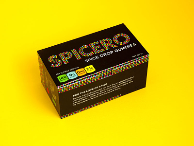 Spicero Spice Drop Gummies candy packaging
