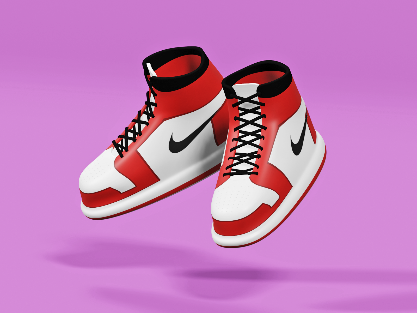 Nike Shoes 3d Illustration by Julius Christian on Dribbble