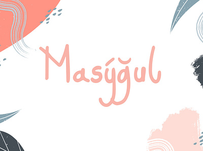 Masygul Handdrawn Font branding business design editable font hand drawn logo media monoline