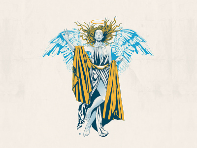 Angel artwork bandmerch branding characterdesign design drawing graphicdesign illustration