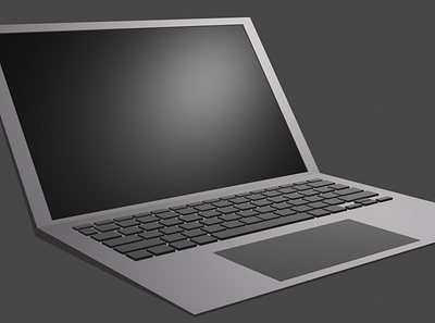 laptop blender 3d product design