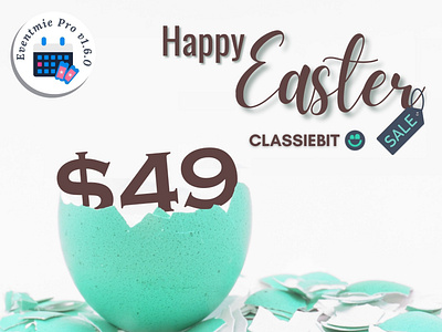 Happy Easter Day | Classiebit easter bunny easter day easter egg easter flyer event management event managing event ticketing happy easter online event ticketing system online events sell event tickets online virtual events