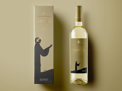 Dante White Wine design drink drinks packaging packaging design packaging mockup packaging mockups wine wine bottle wine branding