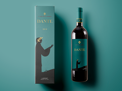 Dante Cabernet Wine design drink drinks packaging packaging design packaging mockup packaging mockups wine wine bottle wine branding