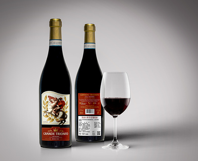 Grande Trionfo Wine label label design label packaging wine wine label wine label design wine labels wine packaging wines
