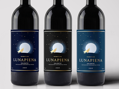 LUNAPIENA Wine label label design labels wine wine label wines