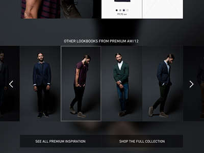 Jack & Jones — Shop similar looks clean crisp dark din e commerce ecommerce grid look lookbook premium shop slide