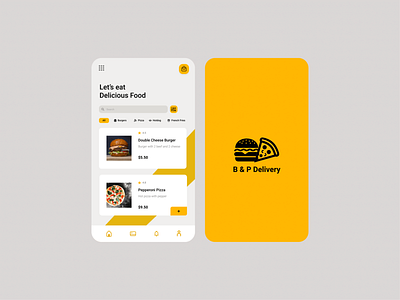 Re Design - Food Delivery App from Ravi Kumar Prajapati burger menu delivery app design food app junkfood landingpage pizza menu uidesign