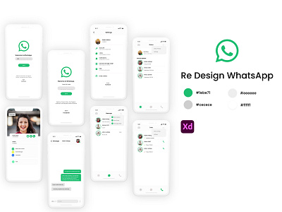 Re design WhatsApp design ui uidesign