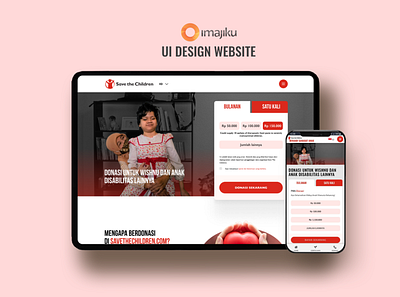 Save the Children | IMAJIKU branding design graphic design ui uiux ux webdesign webdevelopment websitedesign websites