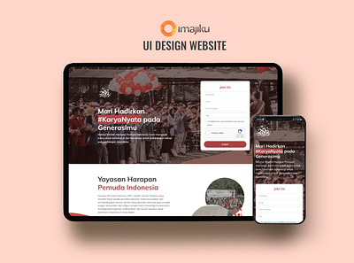 Yayasan HPI | IMAJIKU design graphic design ui uiux ux webdesign webdevelopment websitedesign websites